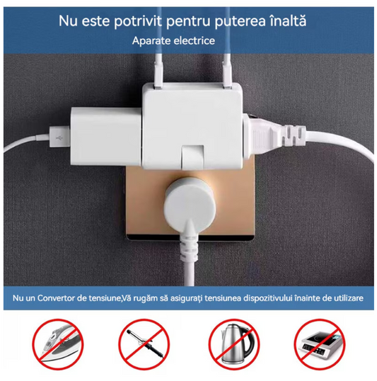 Triplu stecher pliabil 2+1 GRATIS